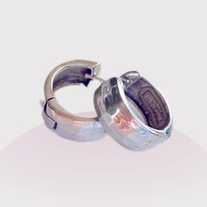 Silpada Sterling Silver Huggie Hoop Earrings